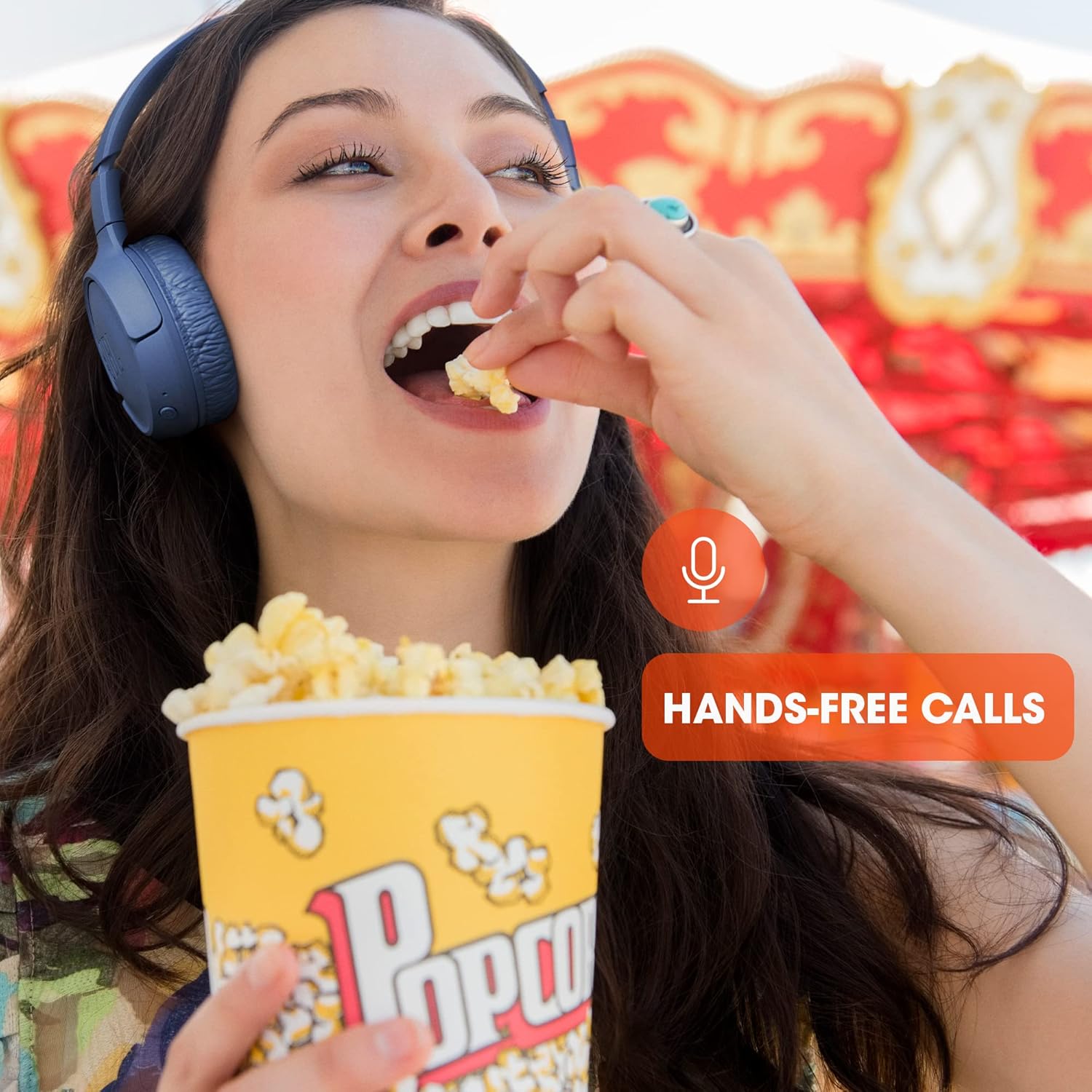 JBL Tune 510BT: Wireless On-Ear Headphones with Pure bass Sound - White, MediumHeadphones🎧 JBL Pure Bass Sound – Signature sound that delivers deep, powerful bass for music lovers. 🔋 Up to 40 Hours of Playback – Long battery life with quick 5-minute rec